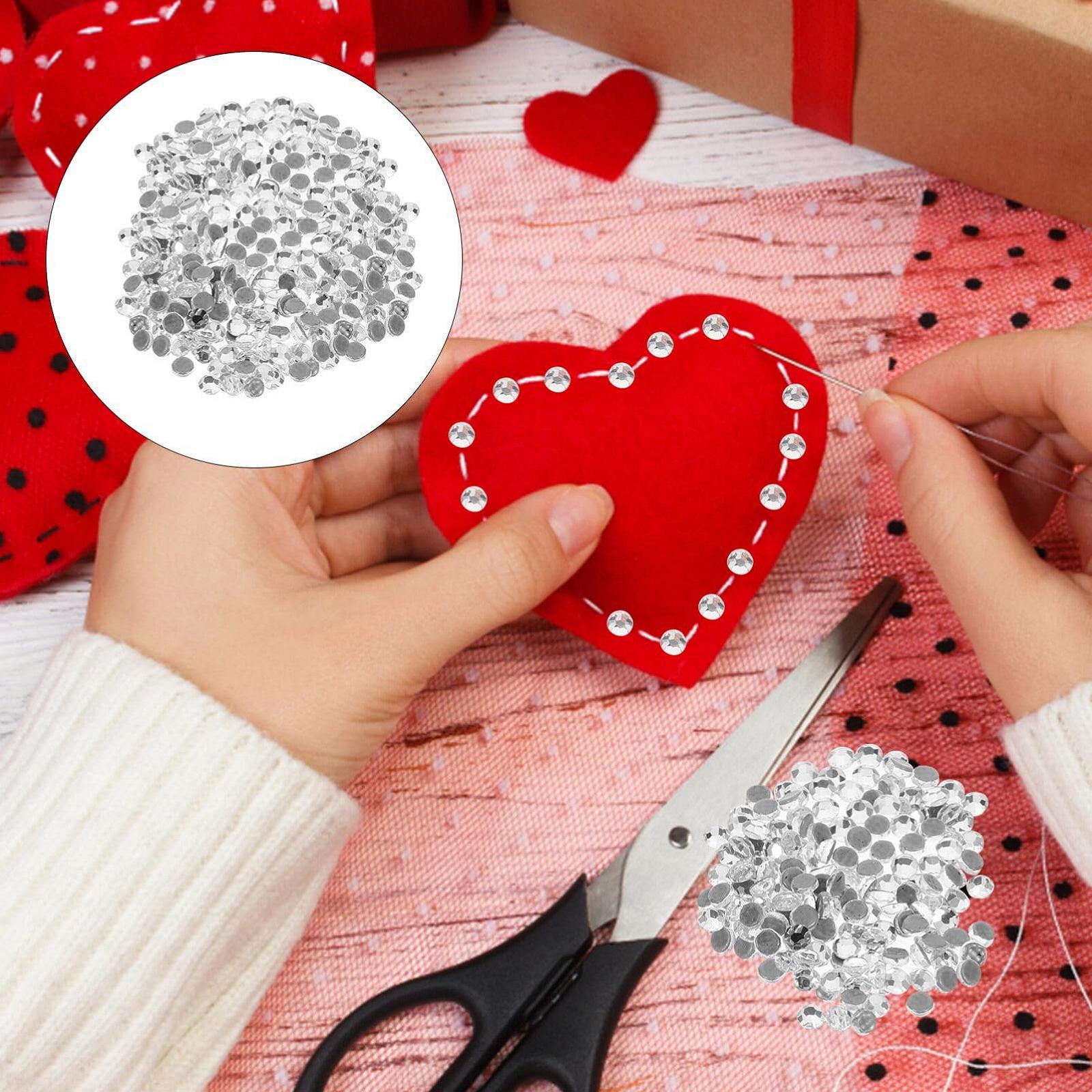 Стрази VILLCASE 14плоскі блискучі камені для прикраси, фото №6