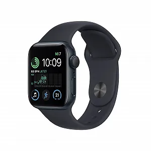 Смарт-часы Apple Watch SE (2nd Generation) GPS 40мм - алюминиевый корпус Midnight с ремешком Midnight Sports - Regular - Фото 1