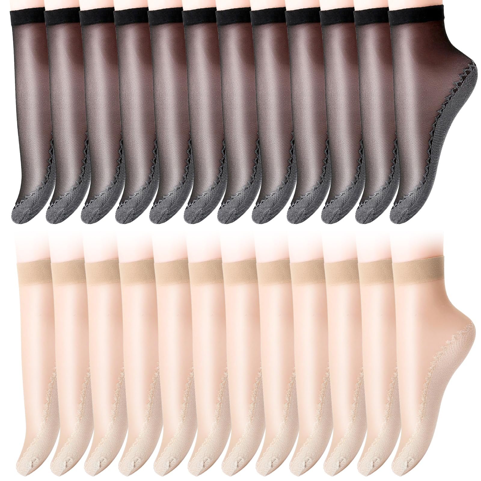 Шкарпетки SPOKKI жіночі, до щиколотки, 24 пари, фото №1