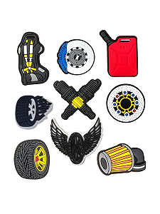 Джибитси Drive 9 шт, аксессуары для крокс - Фото 1