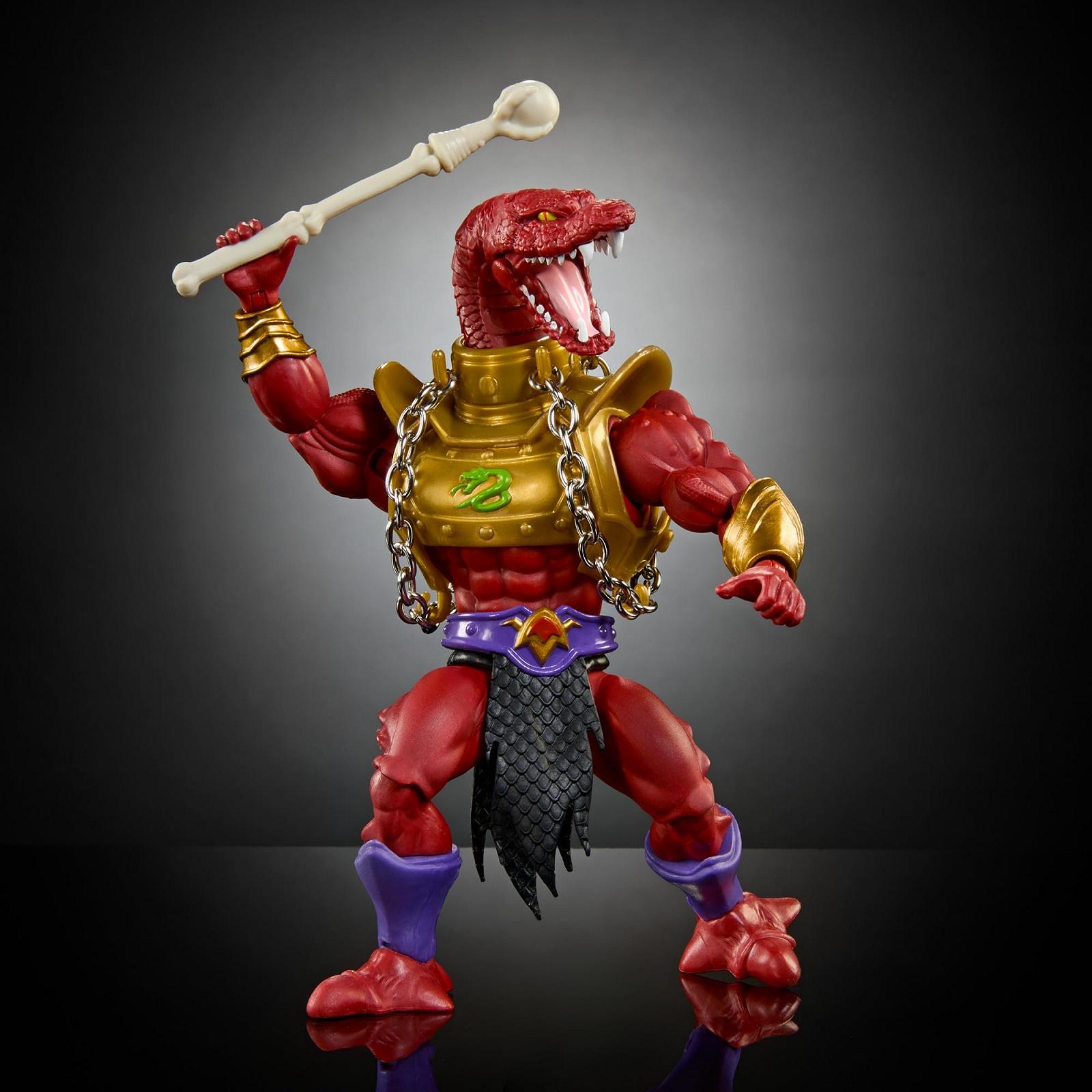 Фігурка Vypor Masters of the Universe Origins HYD42, 14 см, лиходій Motu зі зміїного народу, 16 рухомих з'єднань та аксесуари, фото №3