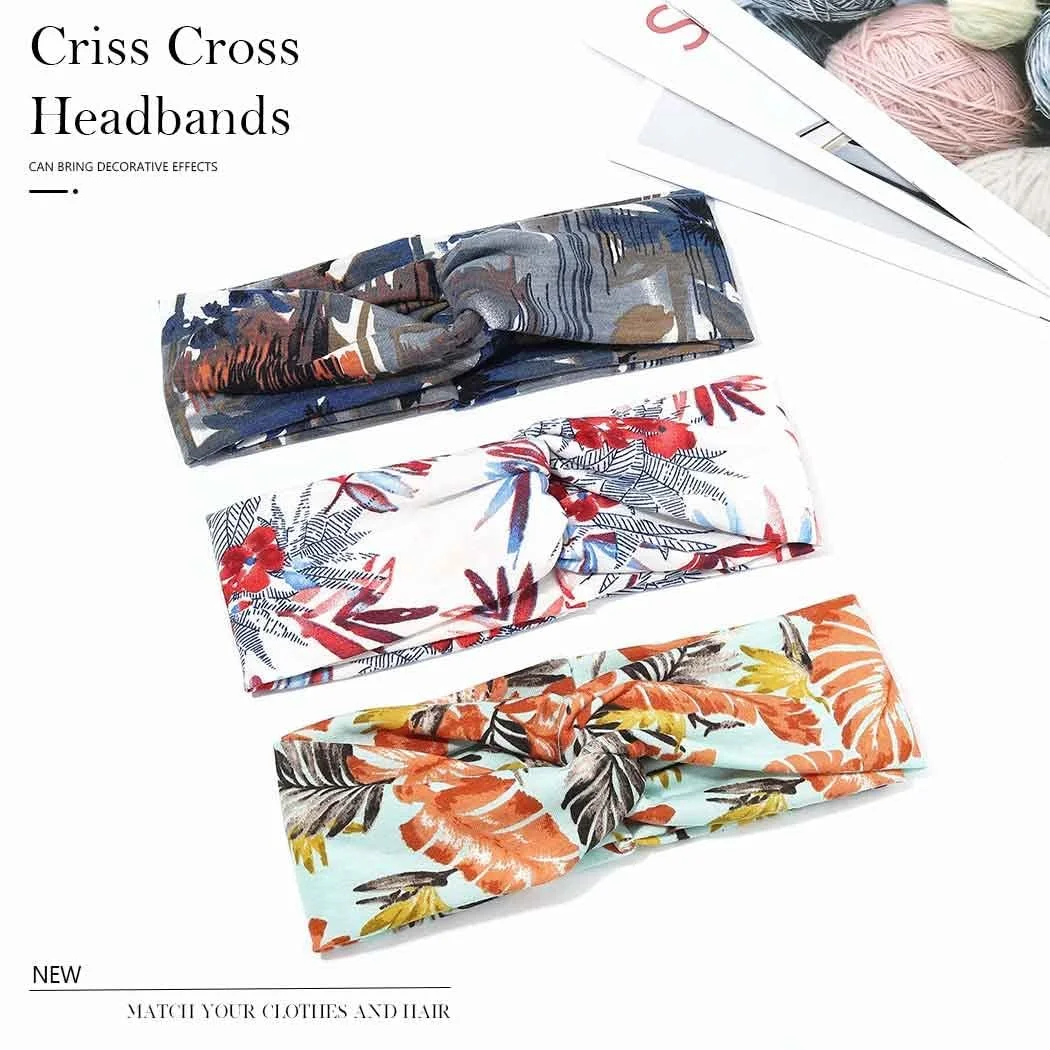 Пов'язка на голову в стилі бохо Zoestar Квітковий принт, червоний, фото №3 Пов'язка на голову в стилі бохо Zoestar Квітковий принт, червоний, фото №3