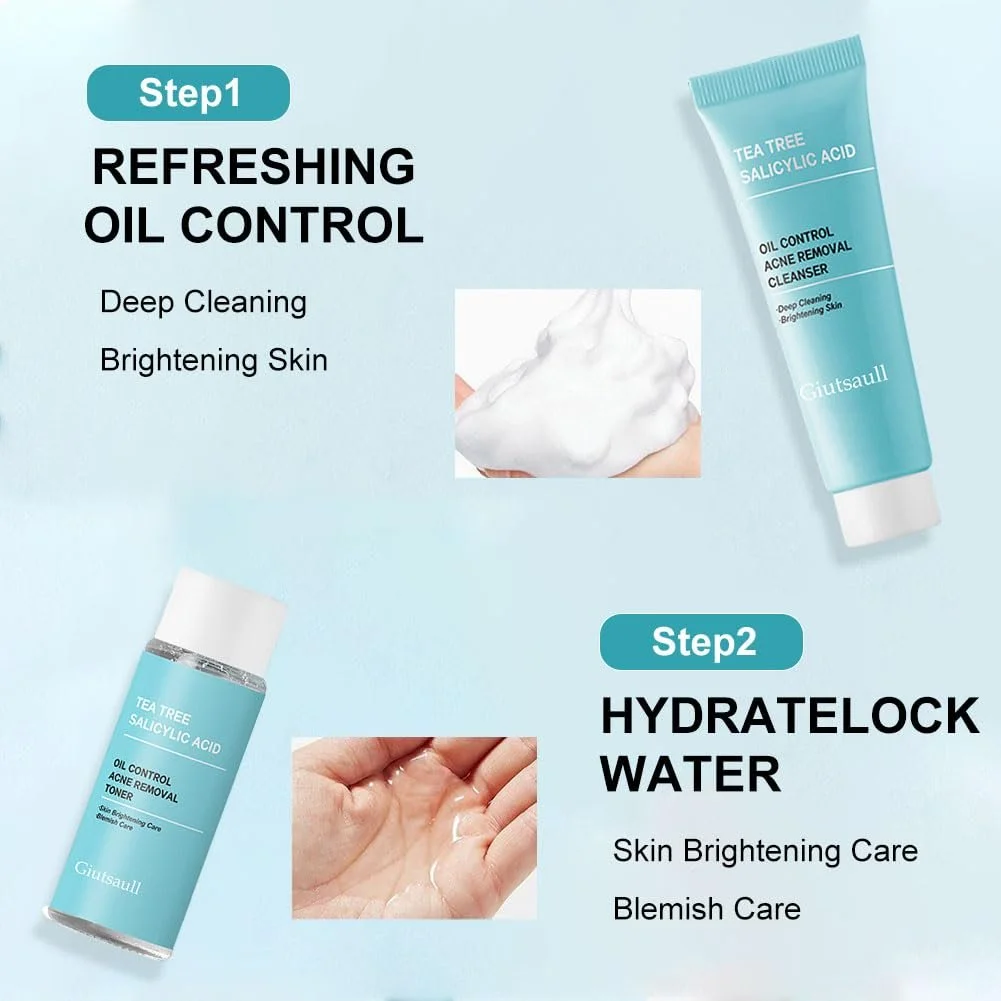 Набір для догляду за обличчям з екстрактом чайного дерева, 5 предметів, фото №5