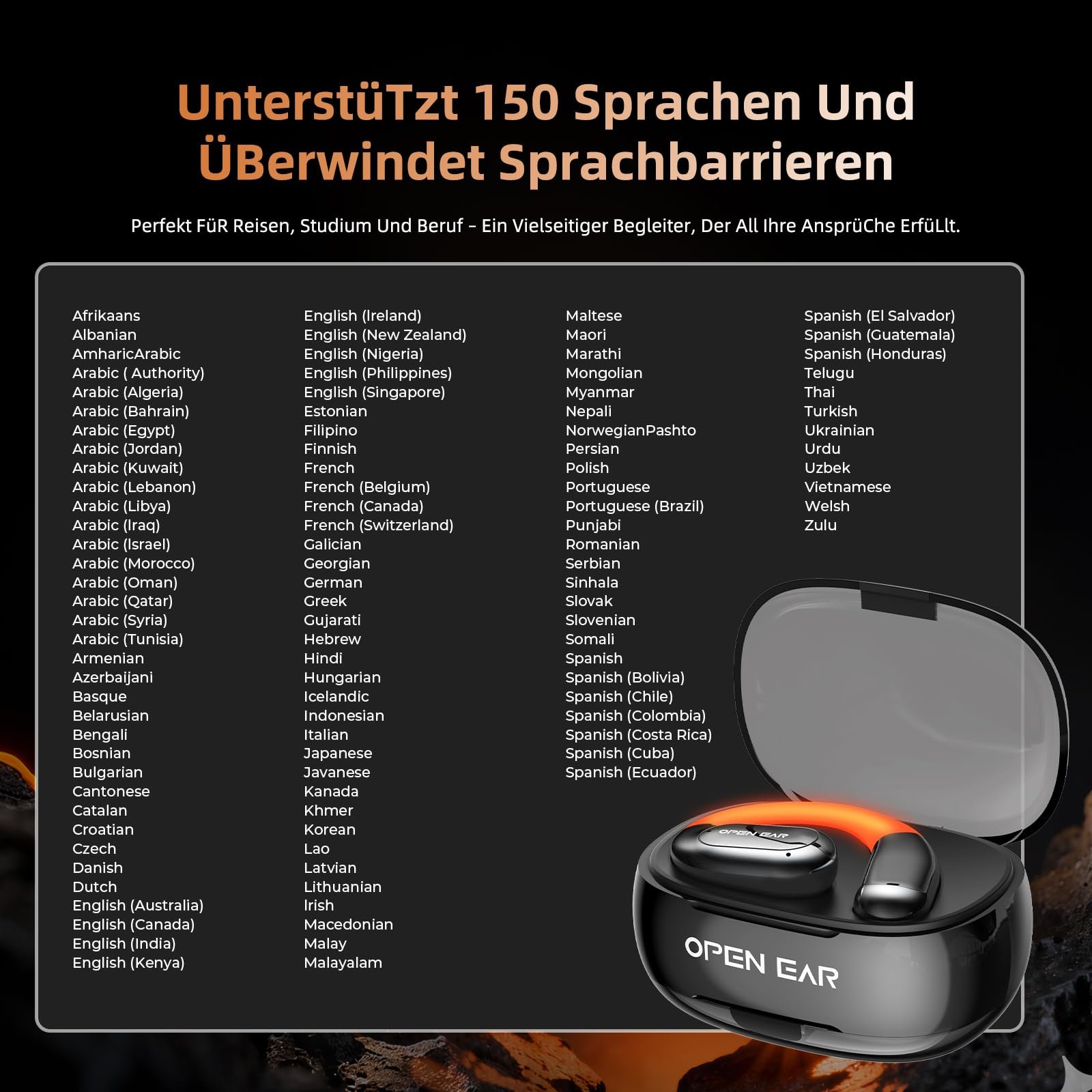 Навушники-перекладач AI NE36 з підтримкою 135 мов, 4 режими перекладу з додатком, фото №8 Навушники-перекладач AI NE36 з підтримкою 135 мов, 4 режими перекладу з додатком, фото №8