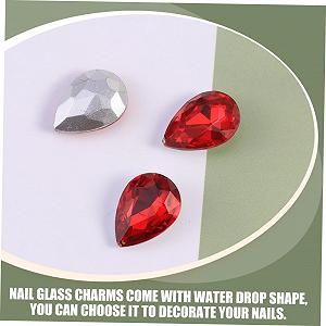 Стразы Капля Anneome 150шт Розовый, Белый и Красный synthetic.ua - Фото 1