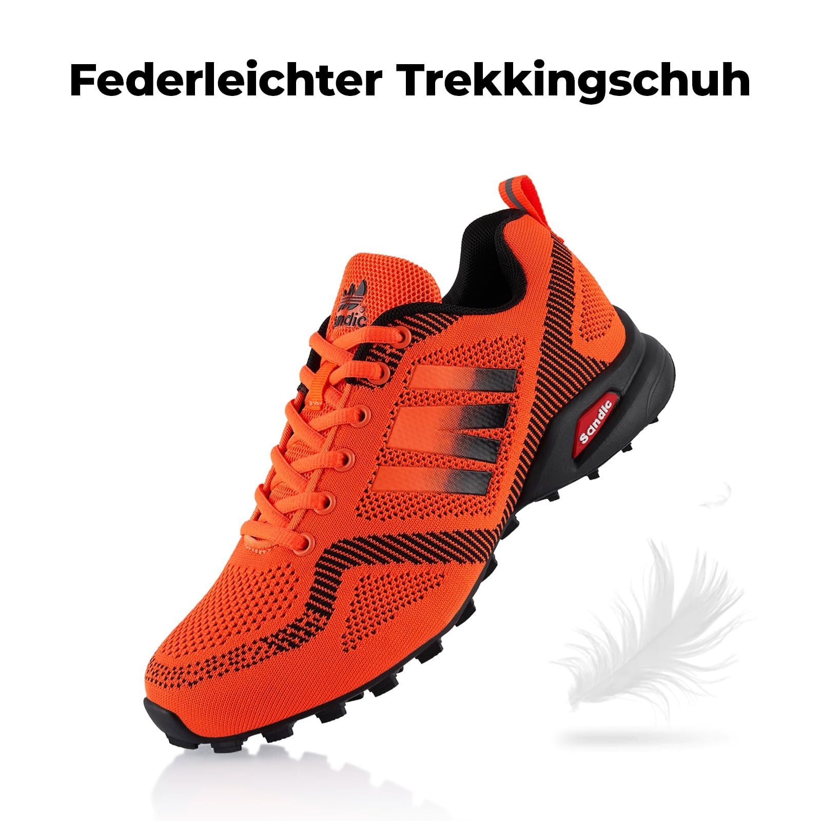 Кроссовки Fusskleidung® для хайкинга, женские и мужские, удобные для трейлраннинга и треккинга, фото №3