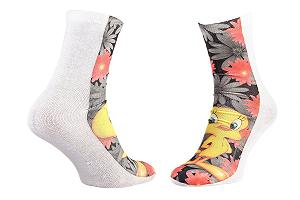 Носки LOONEY TUNES TWEETY + FLEUR Черный 36-41 - Фото 1