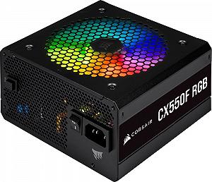 Блок живлення CORSAIR CX550F RGB 80 PLUS Bronze Black synthetic.ua - Фото 1