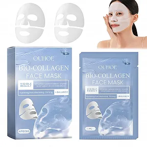 Маска для обличчя Organic Collagen, 4 шт., Organic Collagen Real Deep Mask - Фото 1