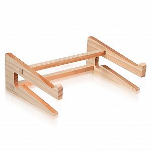 Подставка для ноутбука деревянная Operitacx с регулировкой высоты для кровати и стола с функцией охлаждения и легкой сборкой - Фото 1