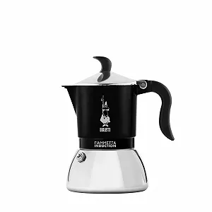 Кофеварка Bialetti Fiammetta Индукционная, 4 чашки (150 мл), черная - Фото 1