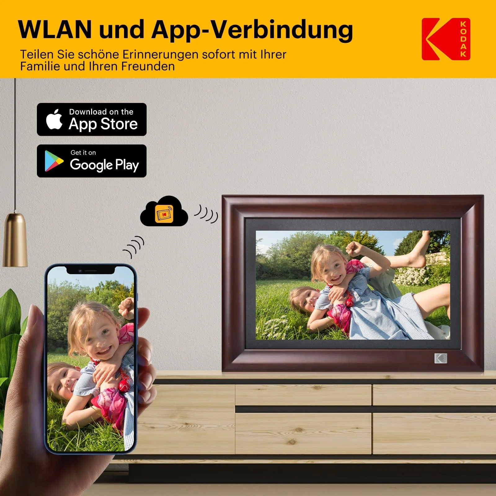Цифровая фоторамка KODAK 14.1" WLAN 1920 x 1080 Full HD IPS 32 GB, фото №4