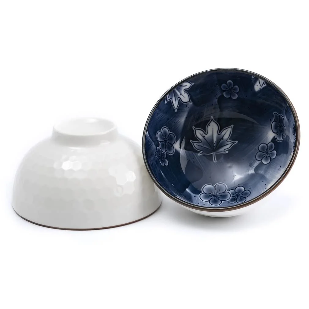 Миска Lachineuse Набор 2 шт, Цветочный узор, Синий, 11 см, фото №5