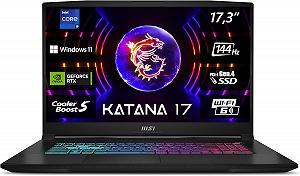 Ноутбук 17.3" MSI Katana 17 (B13VGK-671) Gaming Intel Core i9-13900H RAM 16GB SSD 1TB GeForce RTX 4070 Win11 (UKR) - Фото 1