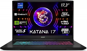 Ноутбук 17.3" MSI Katana 17 (B13VGK-671) Gaming Intel Core i9-13900H RAM 16GB SSD 1TB GeForce RTX 4070 Win11 (UKR) - Фото 1