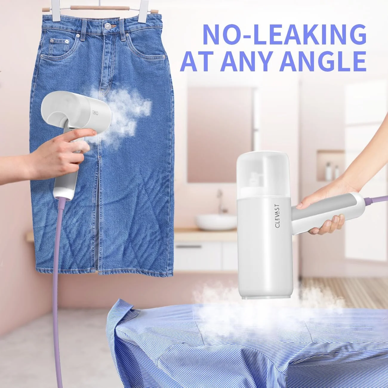 Отпариватель CLEVAST Foldable 1000 Вт 150 мл, фото №3