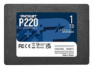 Накопітер SSD 1TB Patriot P220 2.5" SATAIII TLC P220S1TB25 - Фото 1