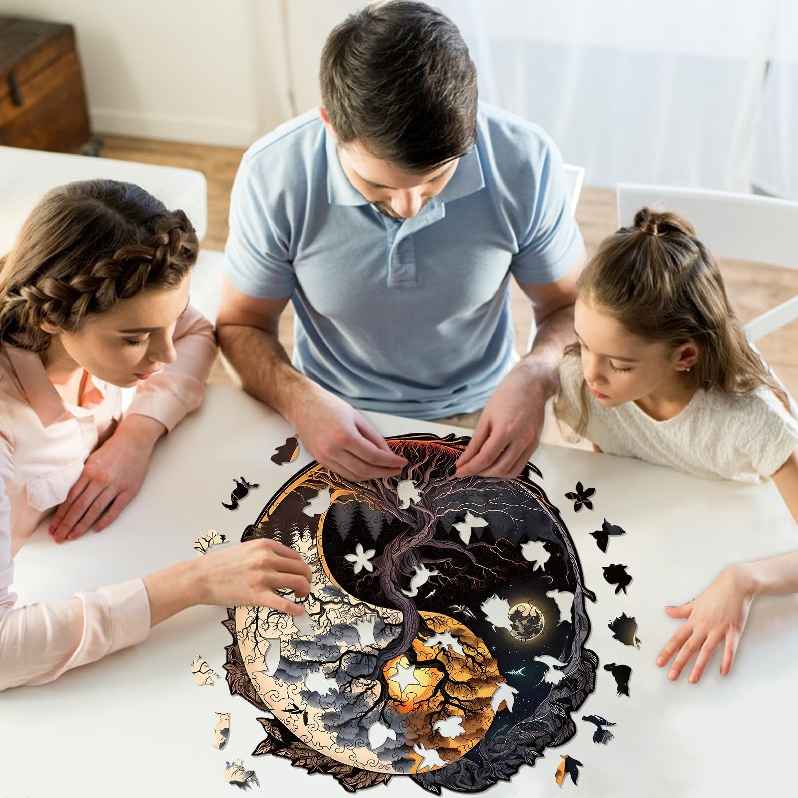 Пазл деревянный Tree of Life 200 деталей Animal Shape, фото №4