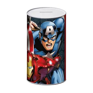 Скарбничка Avengers Жерстяна Велика 10 x 10 x 17.5 см synthetic.ua - Фото 1