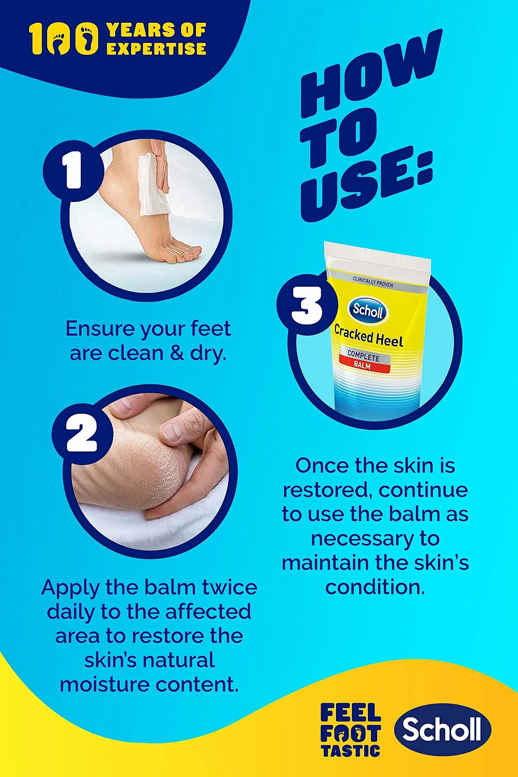 Крем для ног Scholl Cracked Heel Repair 60 мл, фото №6