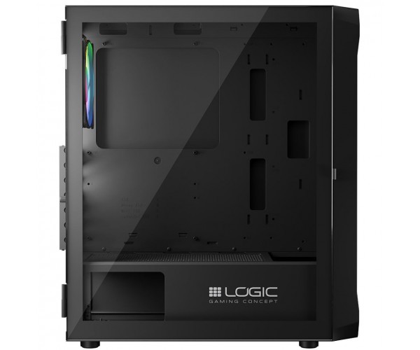 Корпус LogicConcept PORTOS MESH GLASS ARGB fans 4x120mm BLACK без БЖ ATX, фото №7