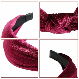 Обруч на голову Женская Узкая с узлом Цветы synthetic.ua - Фото 1