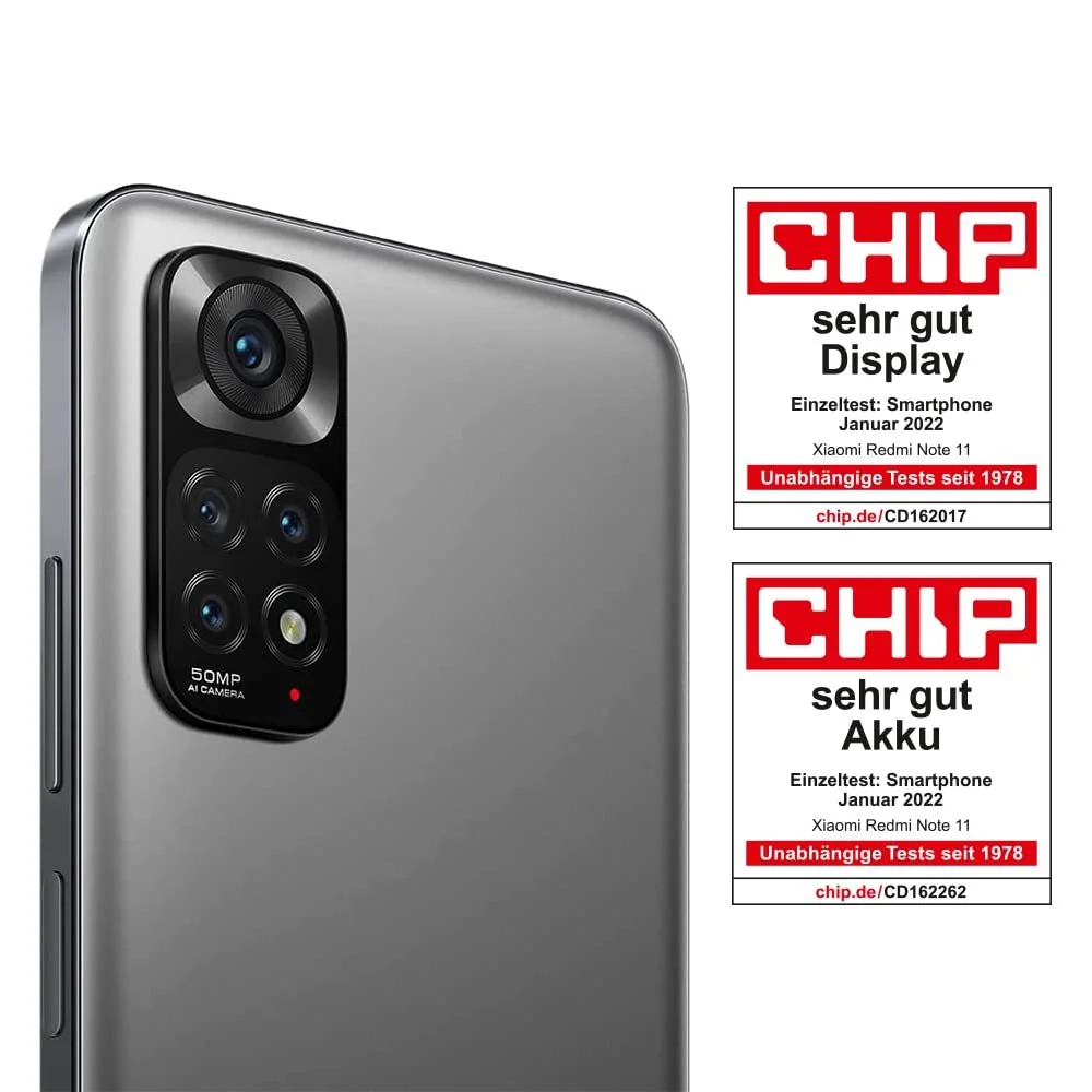 Смартфон Xiaomi Redmi Note 11 + Навушники 4/128 GB 6.43 дюйма 90 Hz FHD+ AMOLED Snapdragon 680 50 MP 5000 mAh Graphite Grey, фото №2 Смартфон Xiaomi Redmi Note 11 + Навушники 4/128 GB 6.43 дюйма 90 Hz FHD+ AMOLED Snapdragon 680 50 MP 5000 mAh Graphite Grey, фото №2