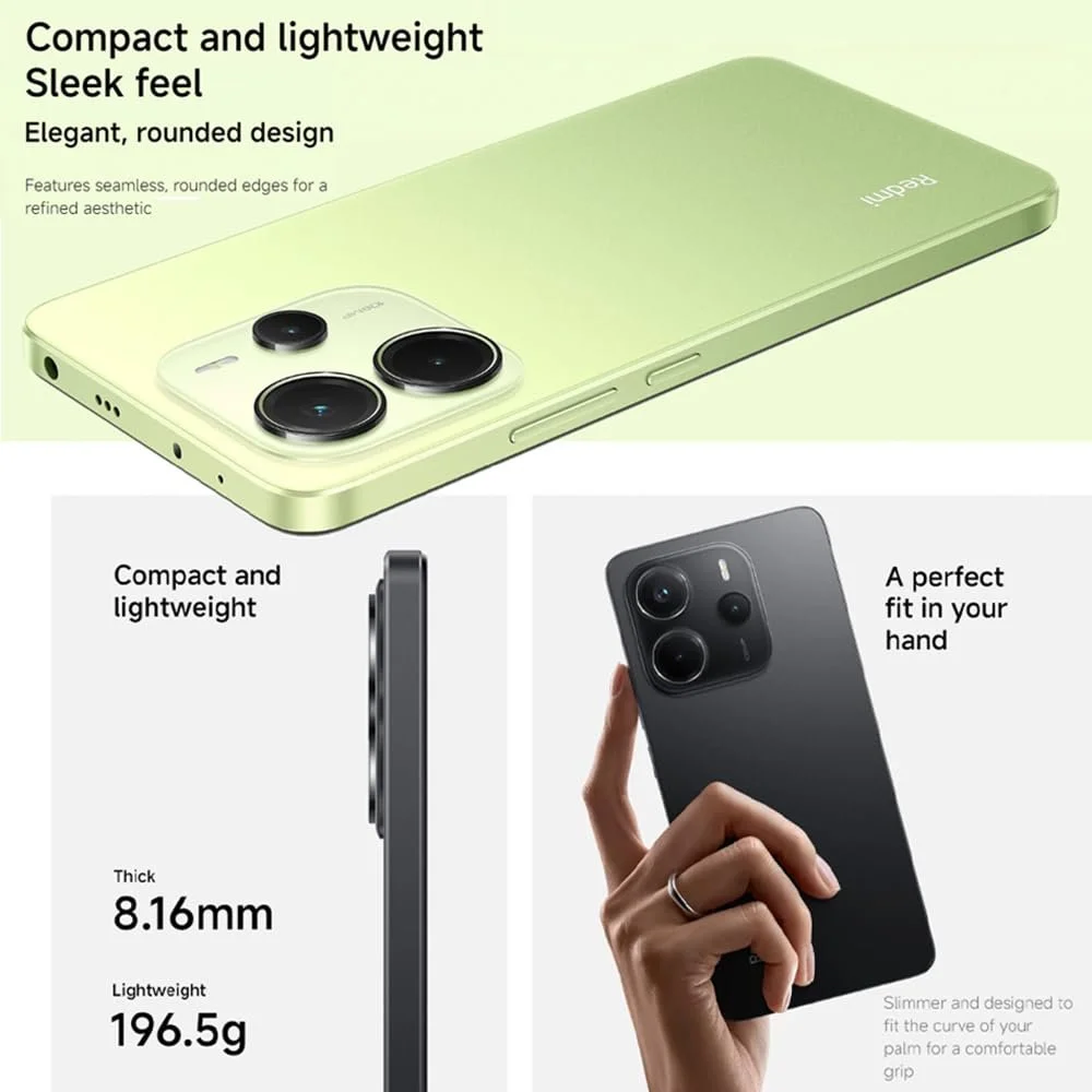 Смартфон Xiaomi Redmi Note 14 NFC 6GB + 128GB 6.67" AMOLED 120Hz 108Мп 5500мАч Blue без зарядного устройства, фото №4