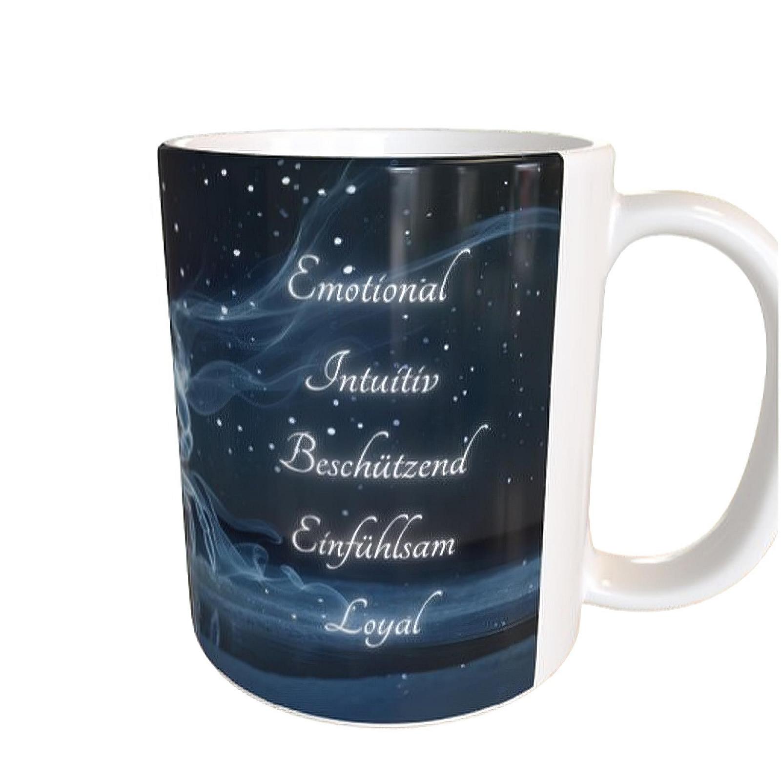 Кружка Знак Зодиака 330 мл Кружка Гороскоп с Астрологическим Мотивом Рак Свойства Идея Подарка для Родившихся в Июне Июле Кружка Рак для Кофе Чая Магазин Кружка Духовная Астрология, фото №3