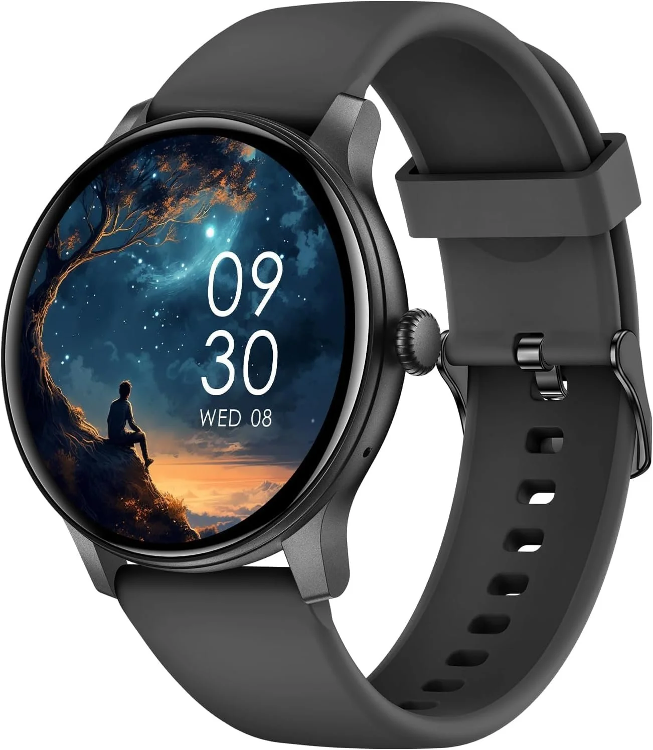 Смартгодинник для жінок та чоловіків 1.38 дюймовий HD-дисплей Bluetooth-дзвінки з моніторингом серцевого ритму SpO2 сну Крокомір IP68 Водонепроникний для Android iOS, фото №1