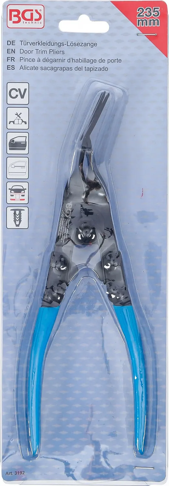 Клещи для дверной обивки BGS 3192, Черный/Синий, 240 мм, фото №4
