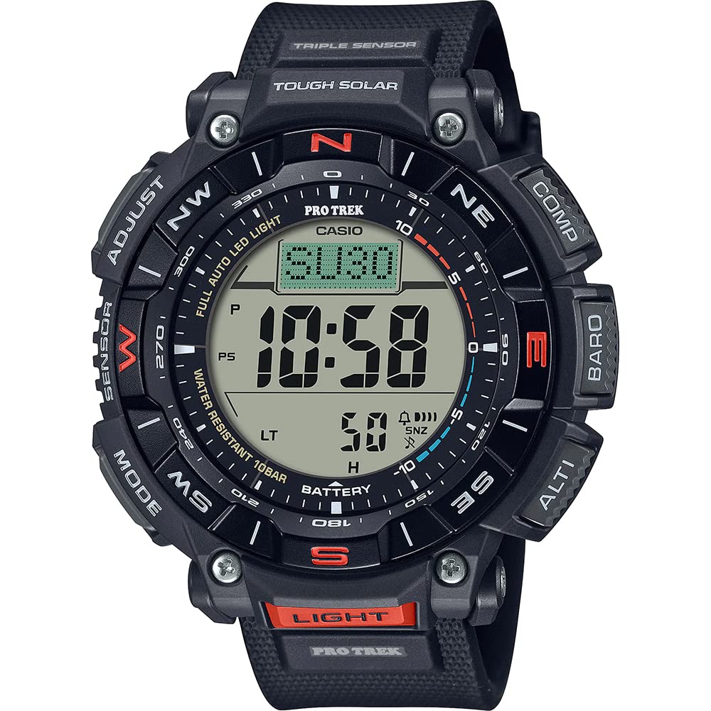 Годинник Casio PRG-340-1ER, чорний, ремінець, фото №1