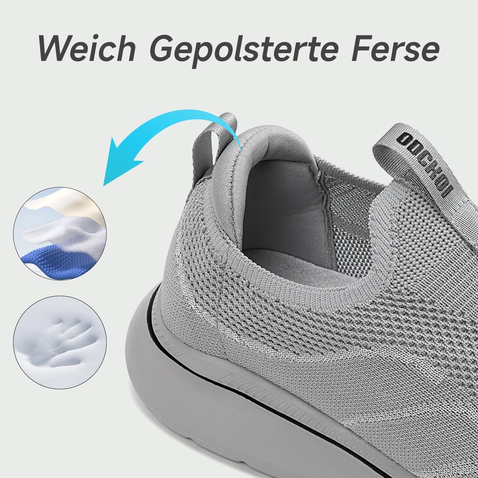 Чоловічі Кросівки ODCKOI Без шнурків Зручні Тенісні Кросівки, фото №4 Чоловічі Кросівки ODCKOI Без шнурків Зручні Тенісні Кросівки, фото №4