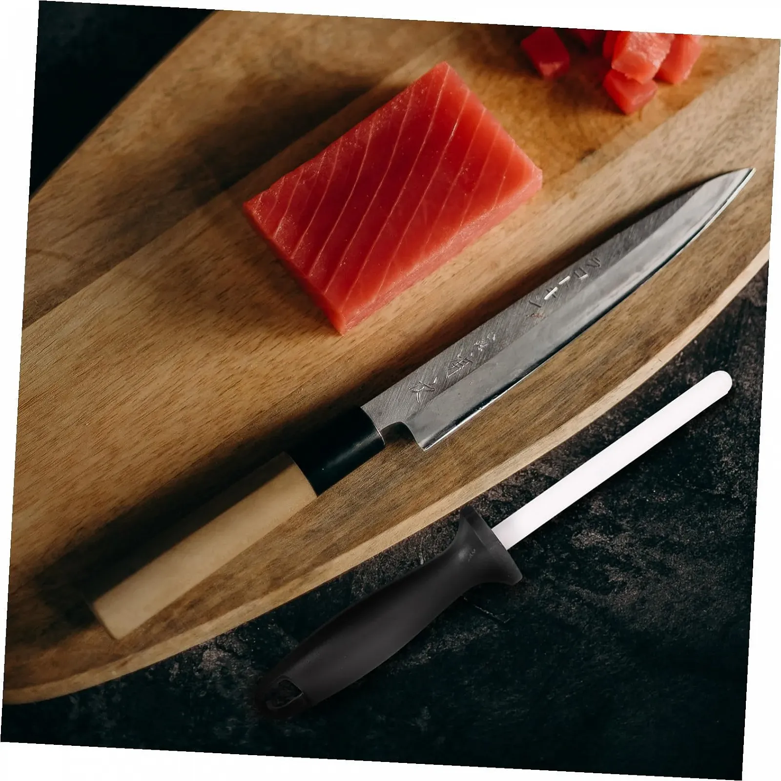 Мусат алмазний для заточування ножів портативний керамічний стрижень легкий, фото №9 Мусат алмазний для заточування ножів портативний керамічний стрижень легкий, фото №9