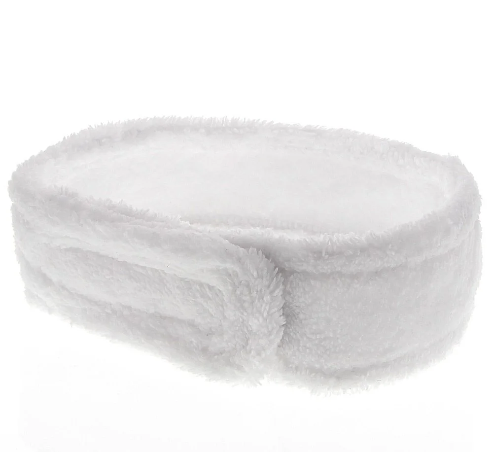 Пов'язка для волосся з мікрофібри Kosmetex Біла, фото №1