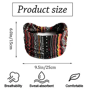 Пов'язка на голову в стилі бохо Zoestar synthetic.ua - Фото 1