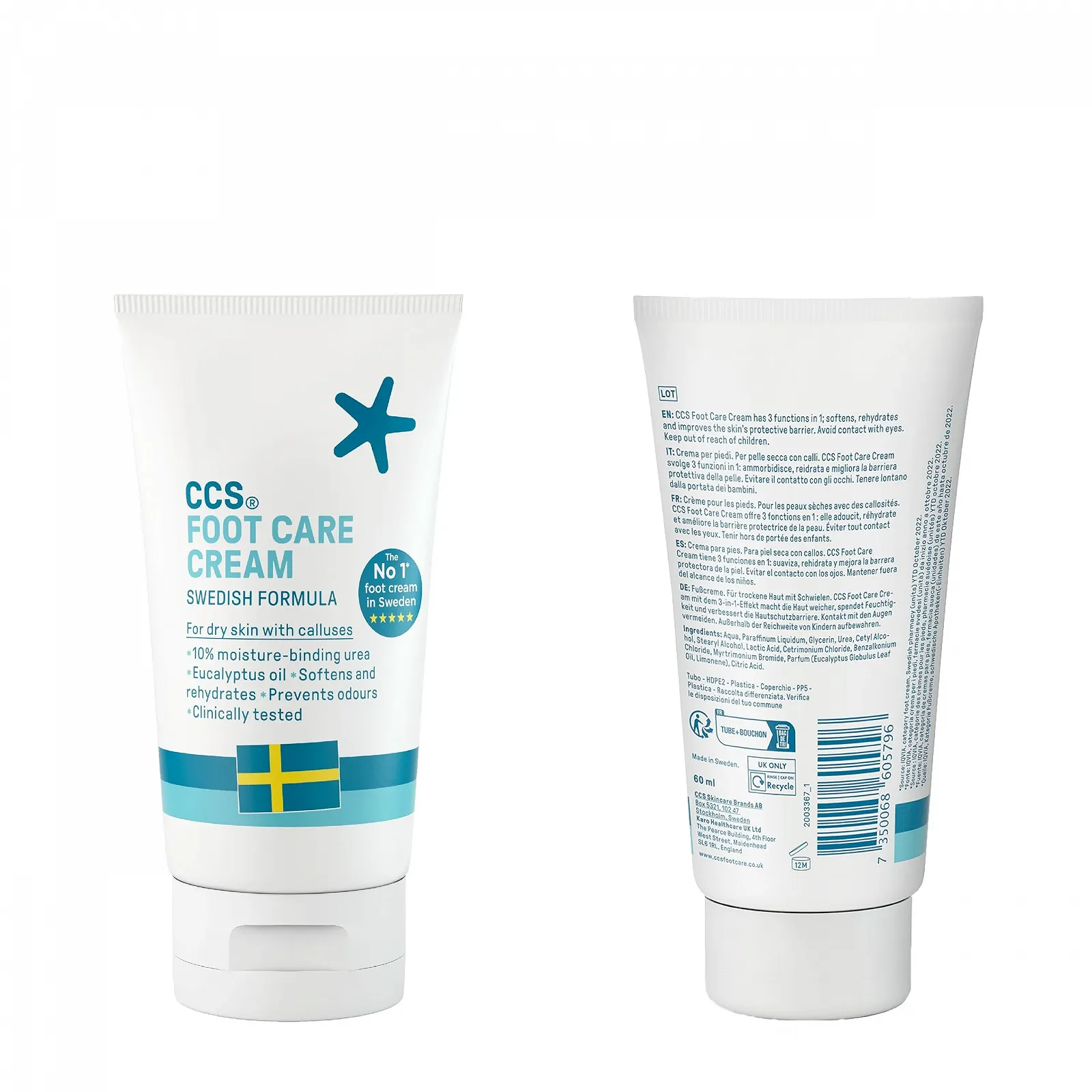 Крем для ног CCS Professional 60 мл, фото №6