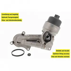 Корпус масляного фильтра VEMO V42-60-0006 CITROËN PEUGEOT synthetic.ua - Фото 1