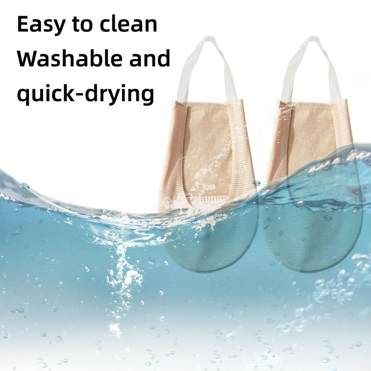 Подследники Женские Хлопковые для обуви на высоких каблуках - Телесный цвет, 6 пар, фото №3 Подследники Женские Хлопковые для обуви на высоких каблуках - Телесный цвет, 6 пар, фото №3