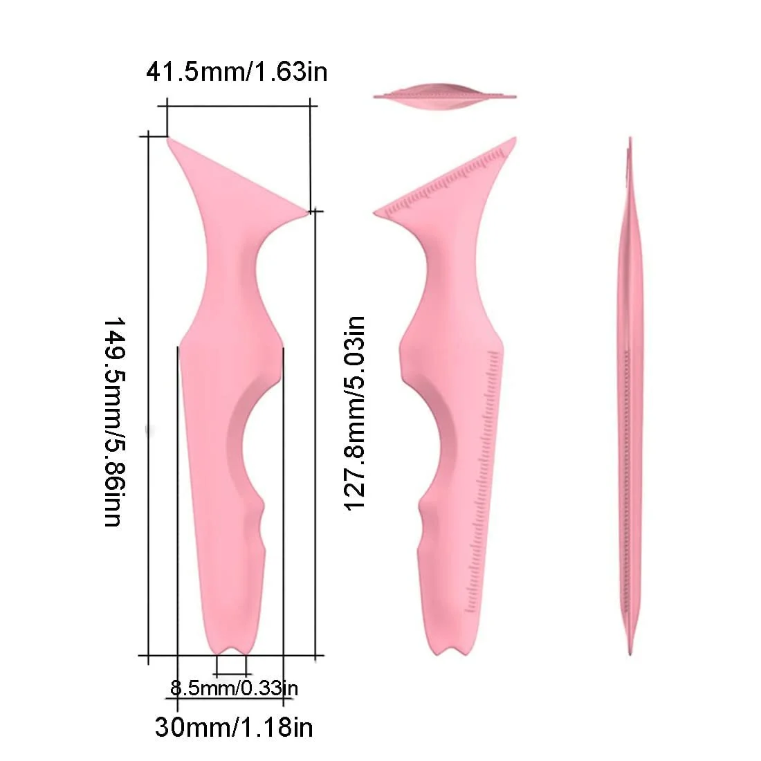 Трафарет для подводки Силиконовый Многофункциональный, фото №2