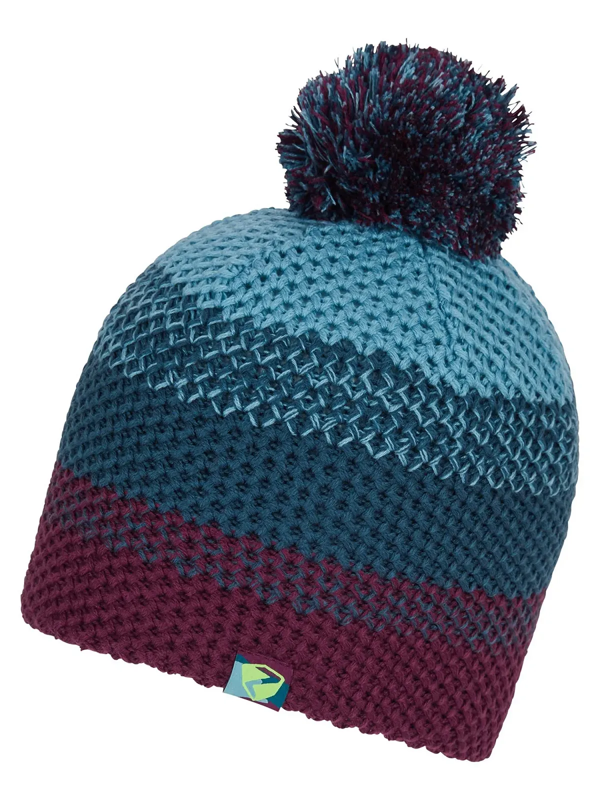 Шапка-бини Ziener ISHI триколор с флисовой подкладкой для детей унисекс, фото №1