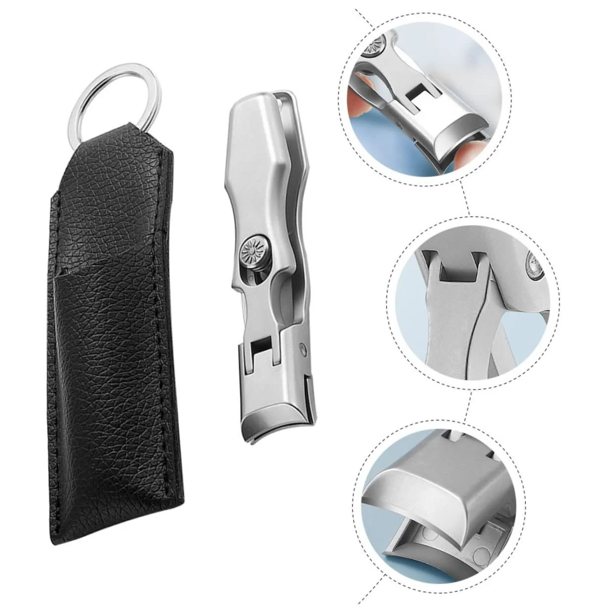 Кусачки для ногтей OATIPHO Edelstahl, самозакрывающиеся, прочные, складные, фото №3 Кусачки для ногтей OATIPHO Edelstahl, самозакрывающиеся, прочные, складные, фото №3