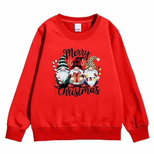 Толстовка для мальчиков 140 - Детская осенняя зимняя рождественская толстовка с принтом снеговика и винного бокала synthetic.ua - Фото 1