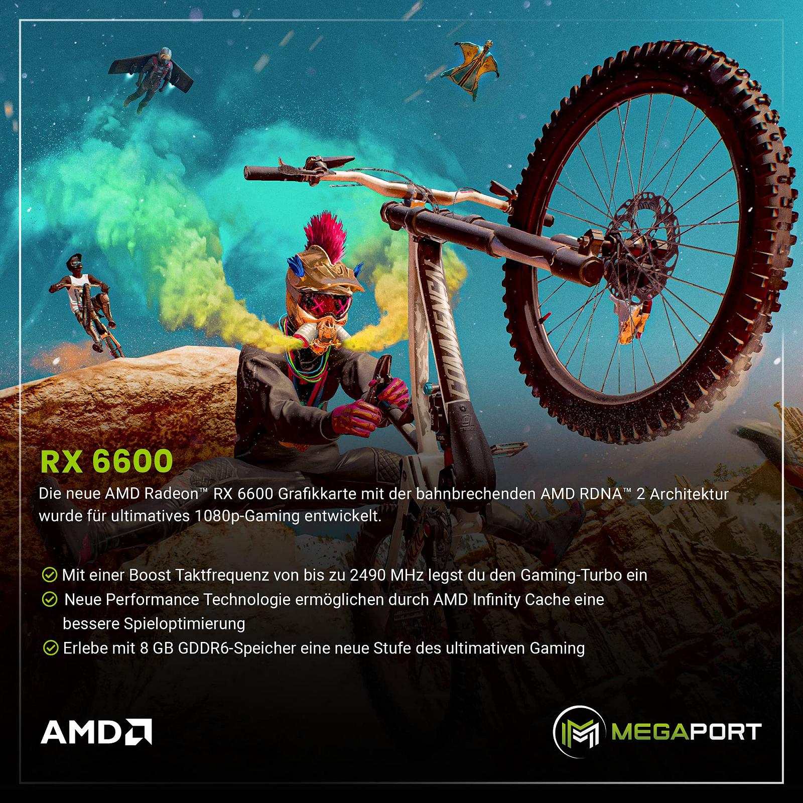 Комп'ютер Megaport Gaming PC AMD FX-8320E 8x4.00 ГГц GeForce GTX970 4GB 16GB DDR3 1TB HDD Windows7 WiFi DVD-бв, фото №4