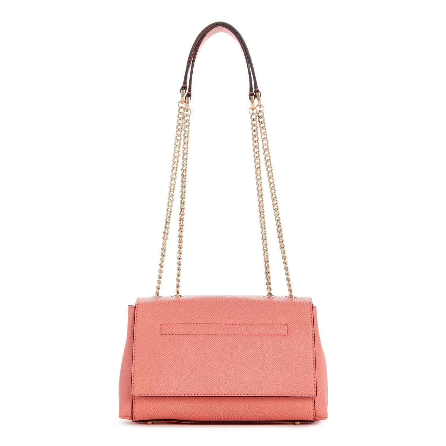 Сумка через плече GUESS Levante Convertible Xbody Flap Кораловий колір, фото №1