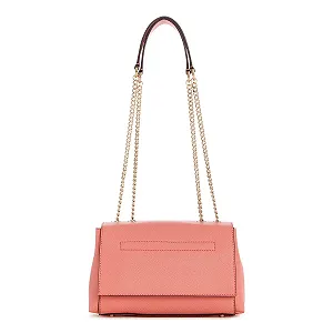 Сумка через плече GUESS Levante Convertible Xbody Flap Кораловий колір - Фото 1