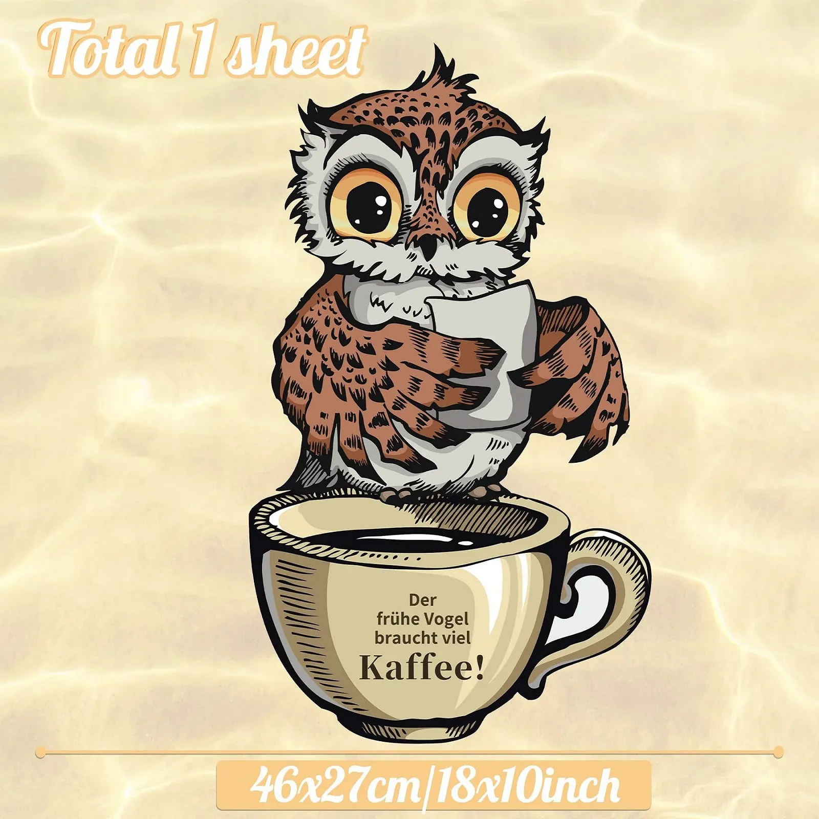 Наклейка на стіну TOARTI Coffee Beans 46 x 27 cm, фото №2