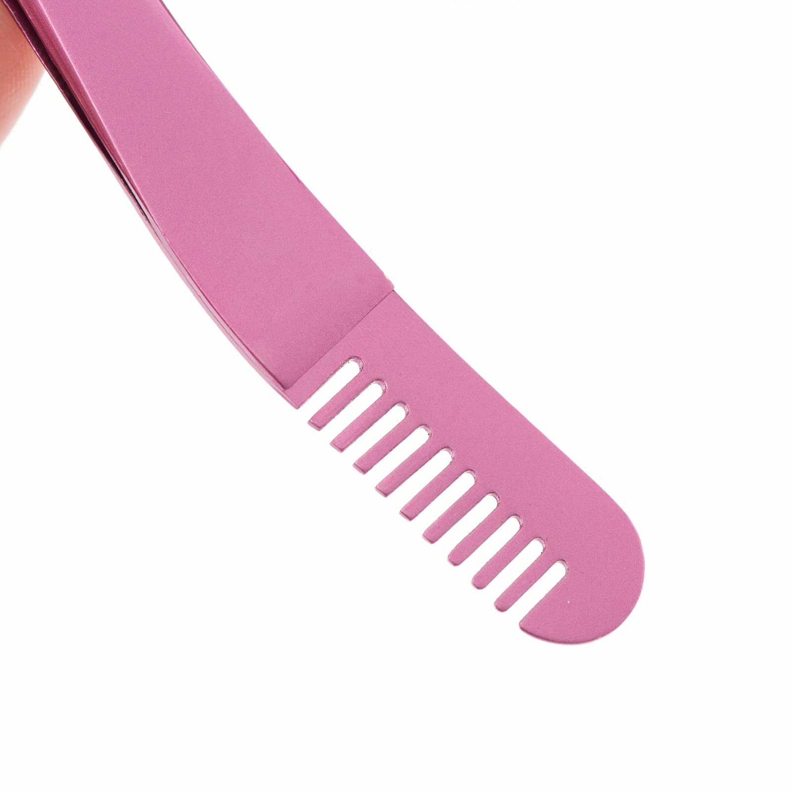 Прилад Beauty Junko Eyelash Applicator 2-в-1 Двосторонній з Вбудованим Гребінцем Перлинний Рожевий, фото №4