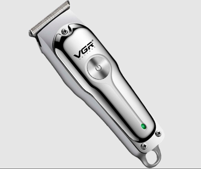 Машина для стрижки VGR V-071 5W з USB зарядкою Срібний (24322-V-071_277), фото №1