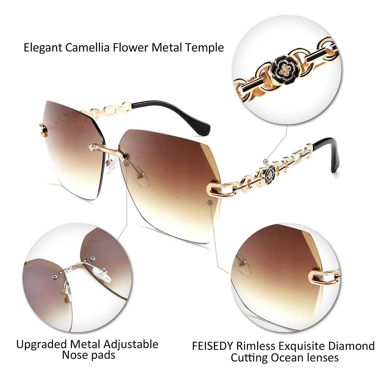 Женские солнцезащитные очки Feisedy Классические, фото №4